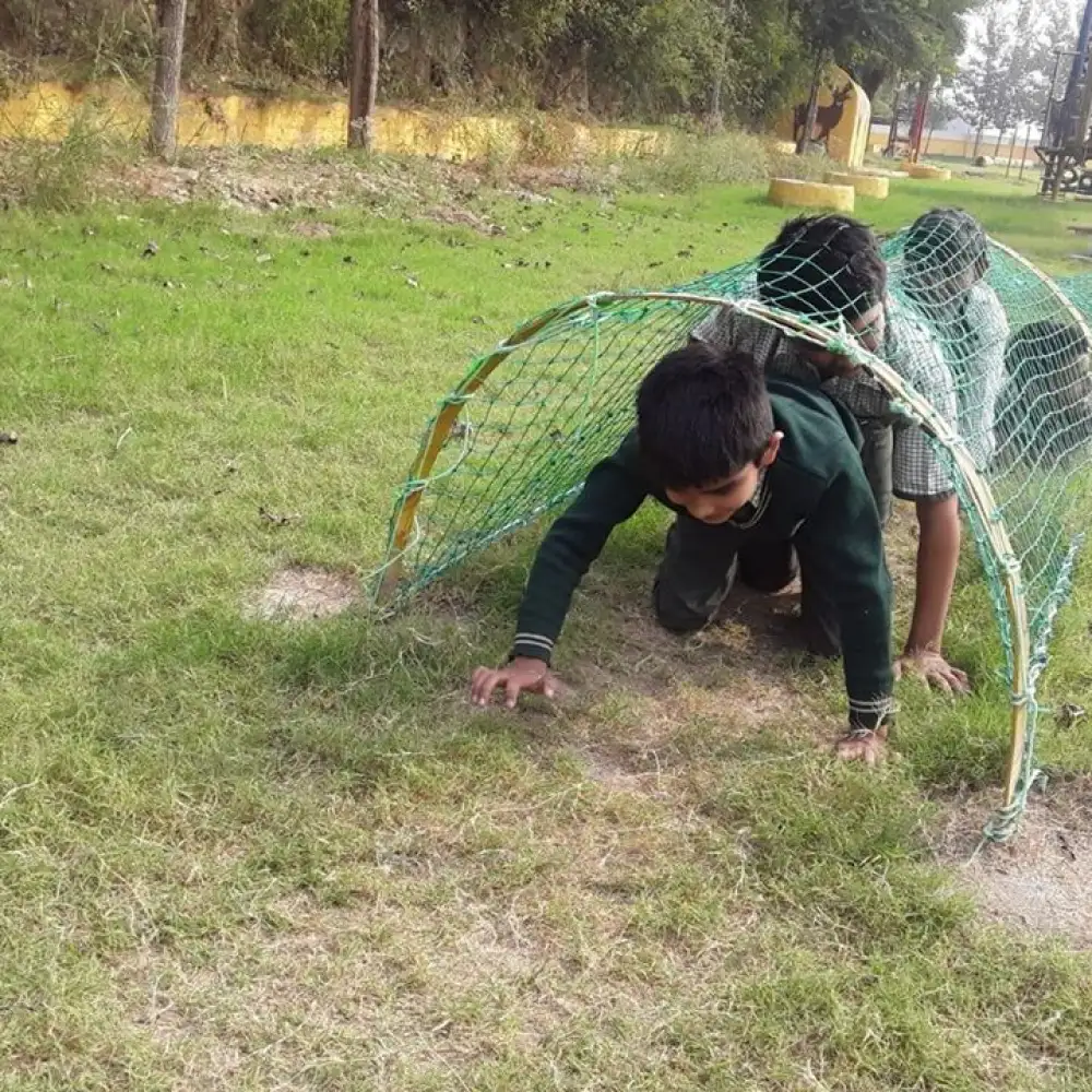 Commando Net activity at Veda Adventures Park
