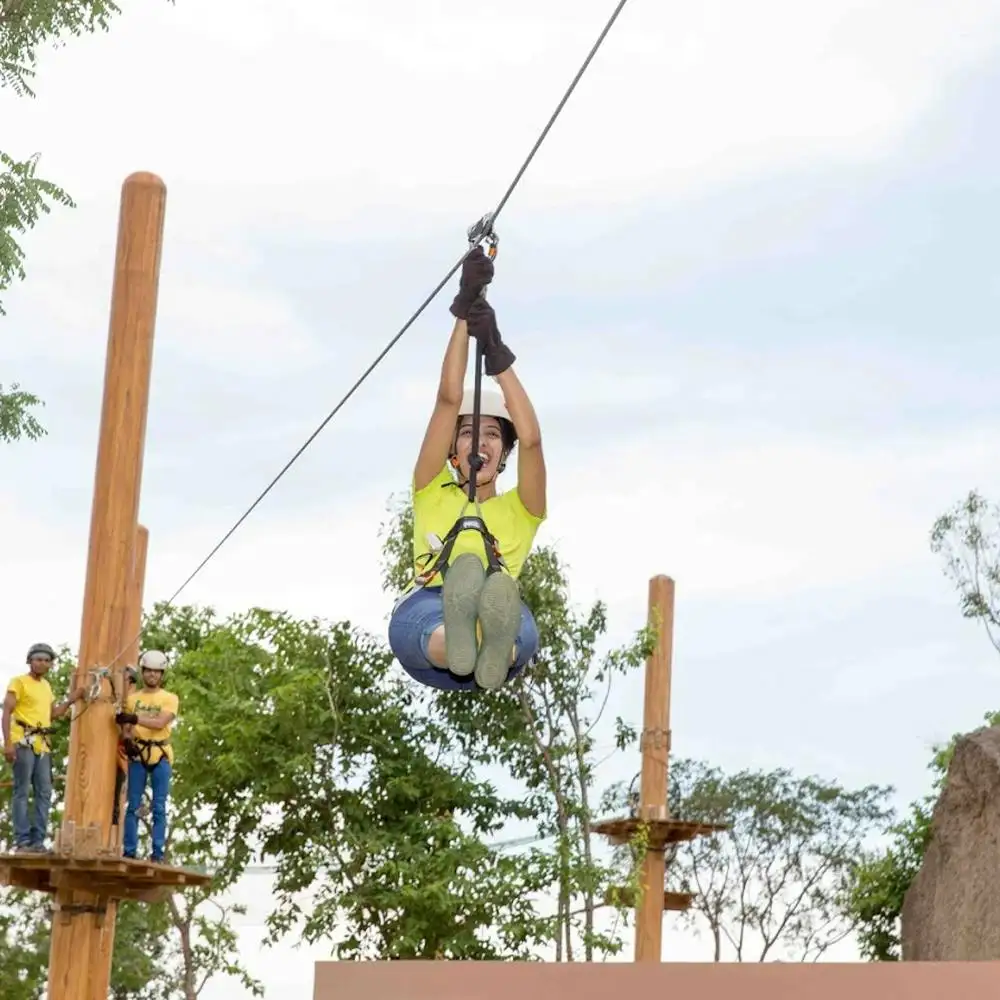 Zipline Ride at Veda Adventures Park Noida - photo 2