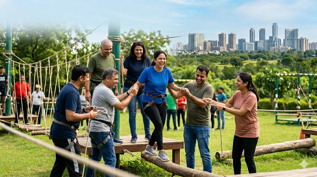 Blog cover image for Team Building Activities in Noida and Near Delhi