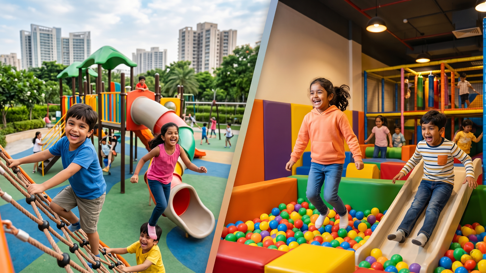 Top indoor and outdoor kids activities in Noida at Veda Adventures