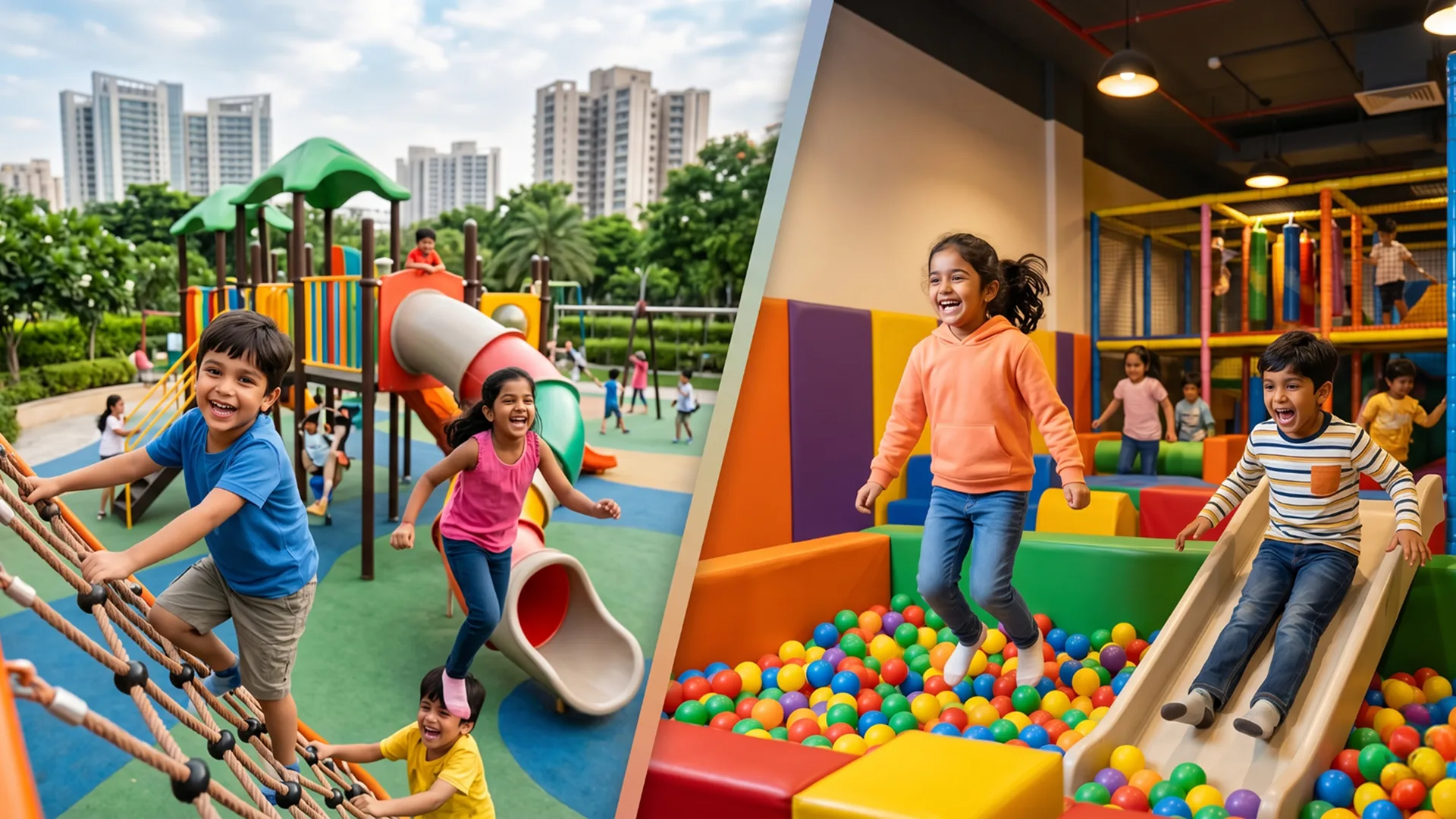 Blog cover image for Top Indoor and Outdoor Kids Activities in Noida to Keep Children Engaged