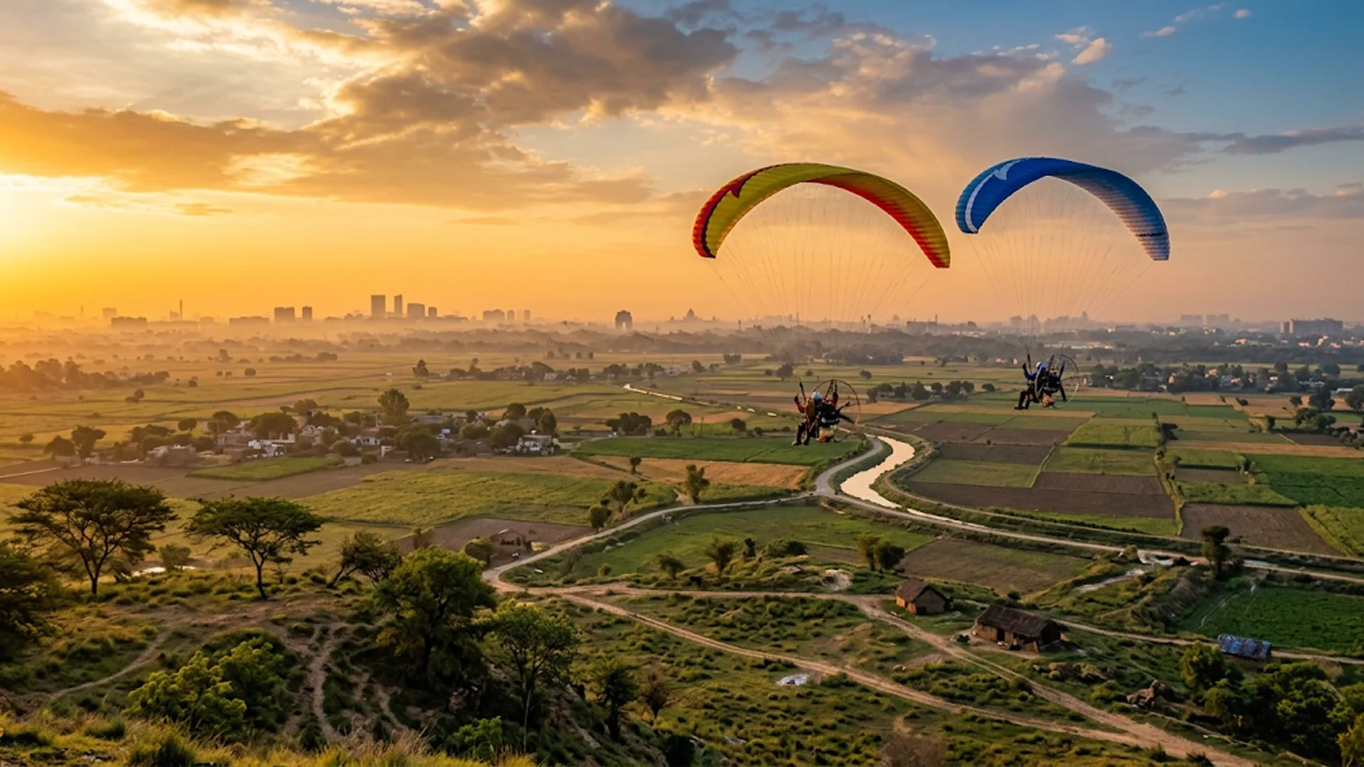 Blog cover image for Paramotoring Near Delhi: Price, Location & Booking