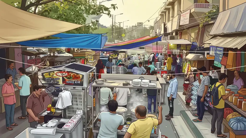 Brahmaputra Market Noida Sector 29 - Street Food and Local Vibe