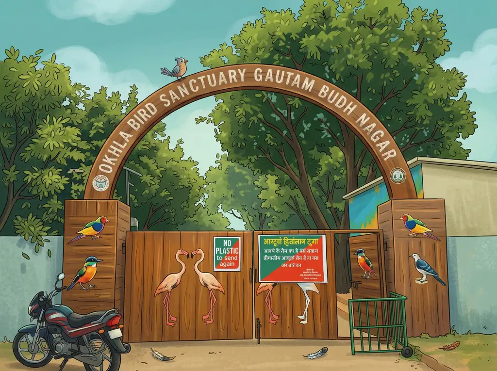 Okhla Bird Sanctuary Noida - Bird Watching and Nature Walk