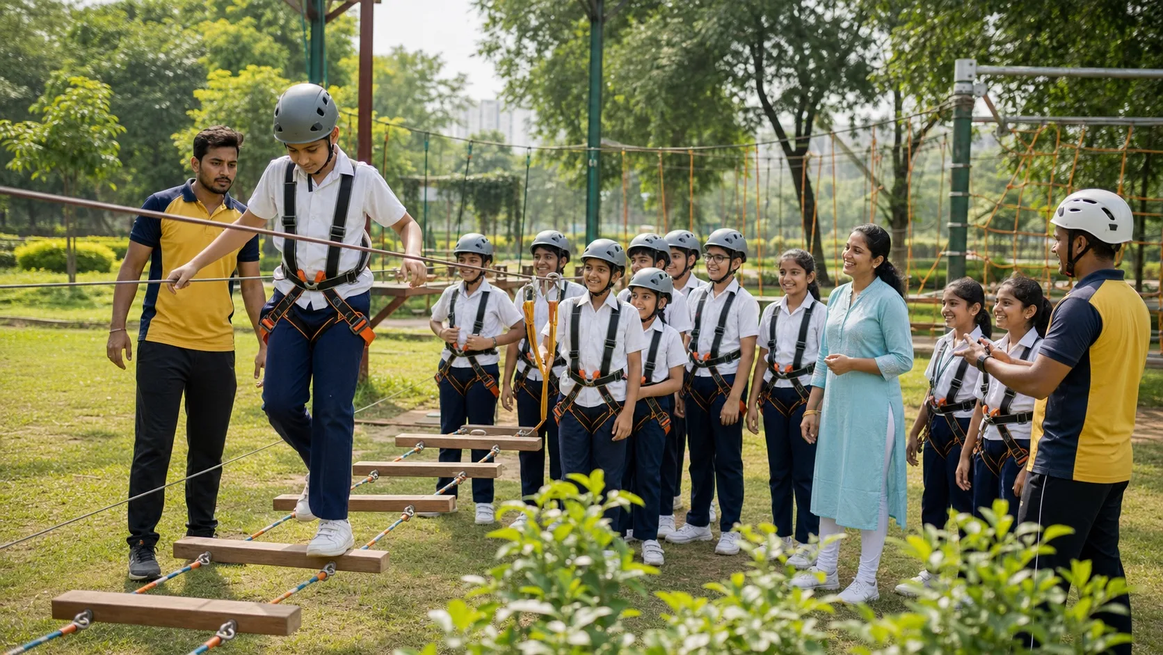 School picnic at Veda Adventures
